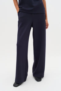InWear Gincent Marine Blue Modal Wide Leg Joggers, 30109909