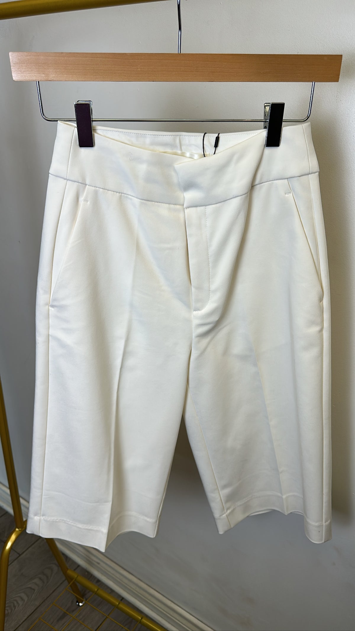 InWear Zella Whisper White Bermuda Shorts