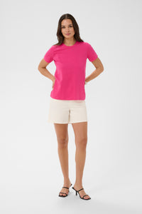 Kaffe Kamarin Beetroot Fuchsia T-Shirt, 10506137