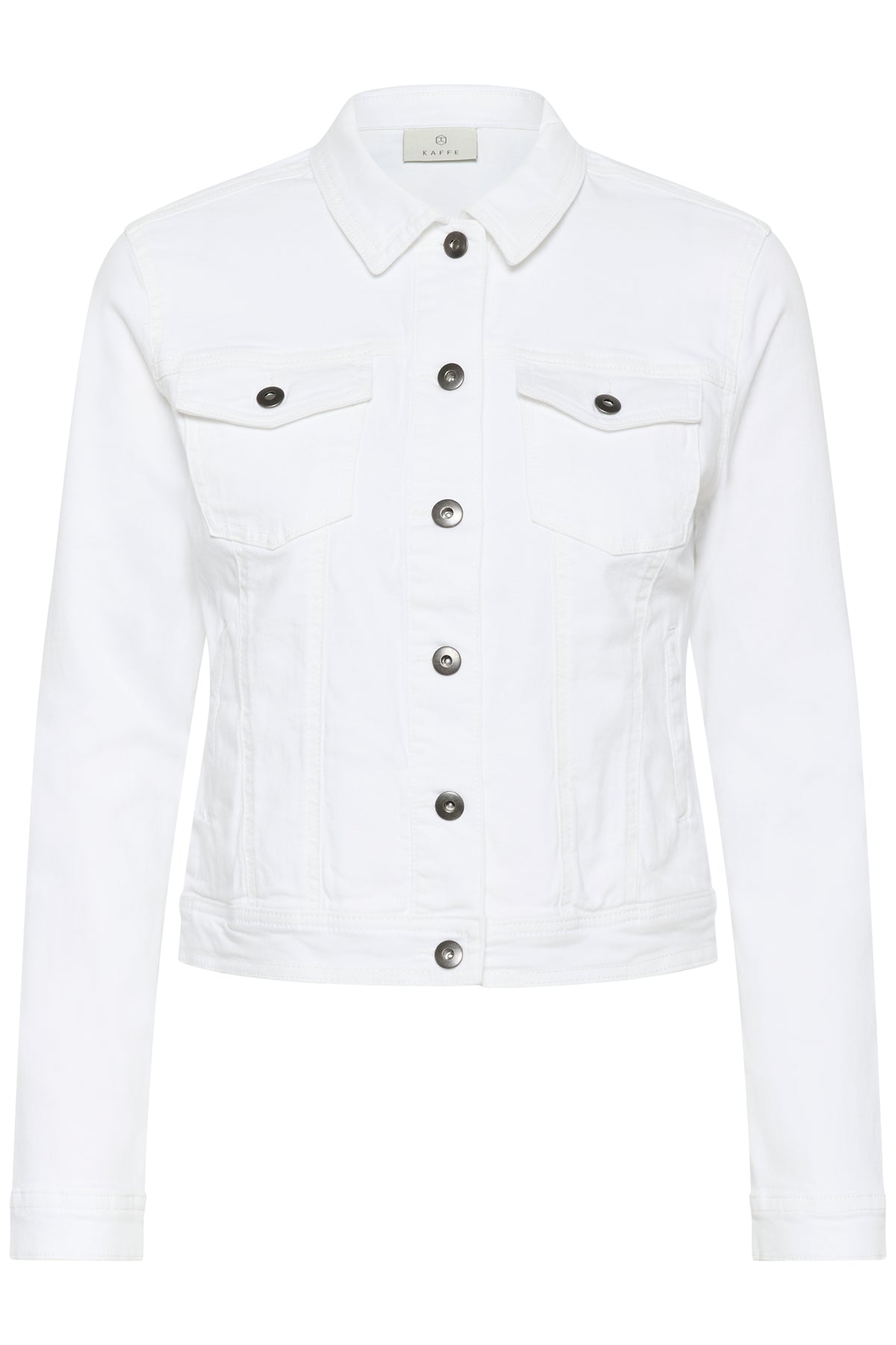 Kaffe Kazelina Chalk Denim Stretch Jacket