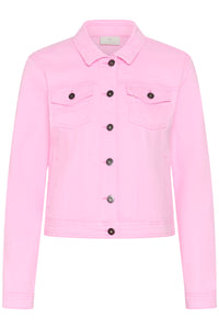 Kaffe Kazelina Pink Frosting Denim Stretch Jacket, 10506287