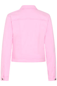 Kaffe Kazelina Pink Frosting Denim Stretch Jacket