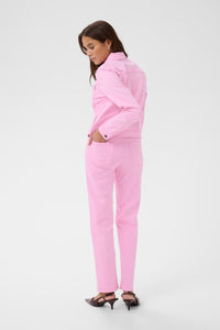 Kaffe Kazelina Pink Frosting Denim Stretch Jacket