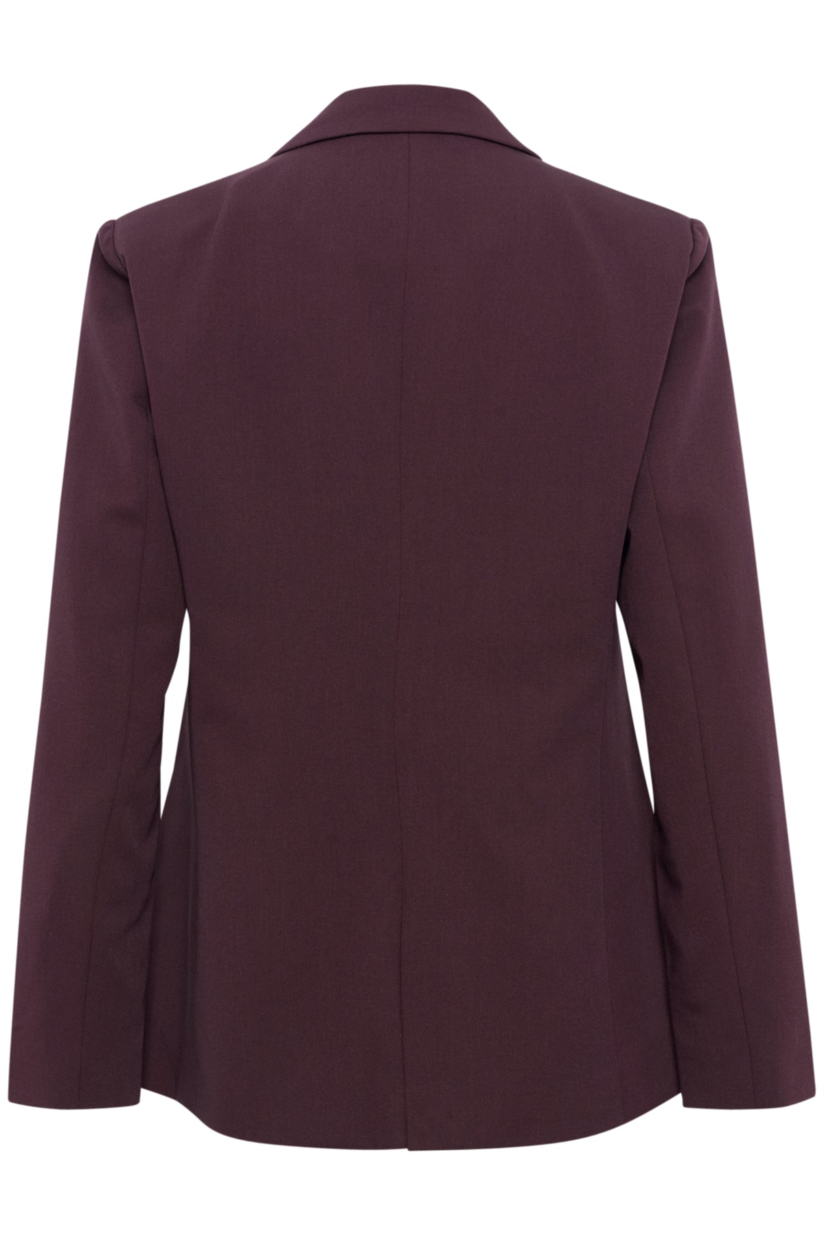 Kaffe Kasakura Fudge Burgundy Single Breasted Blazer, 10506684