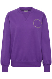 Kaffe Kakelie Heliotrope Purple Sweatshirt, 10507869
