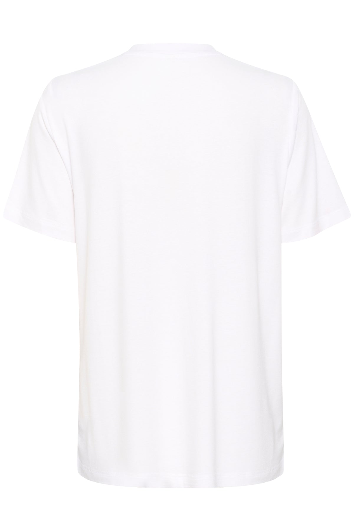 Kaffe Kaelin White/Pink Flower Print T-Shirt, 10508351