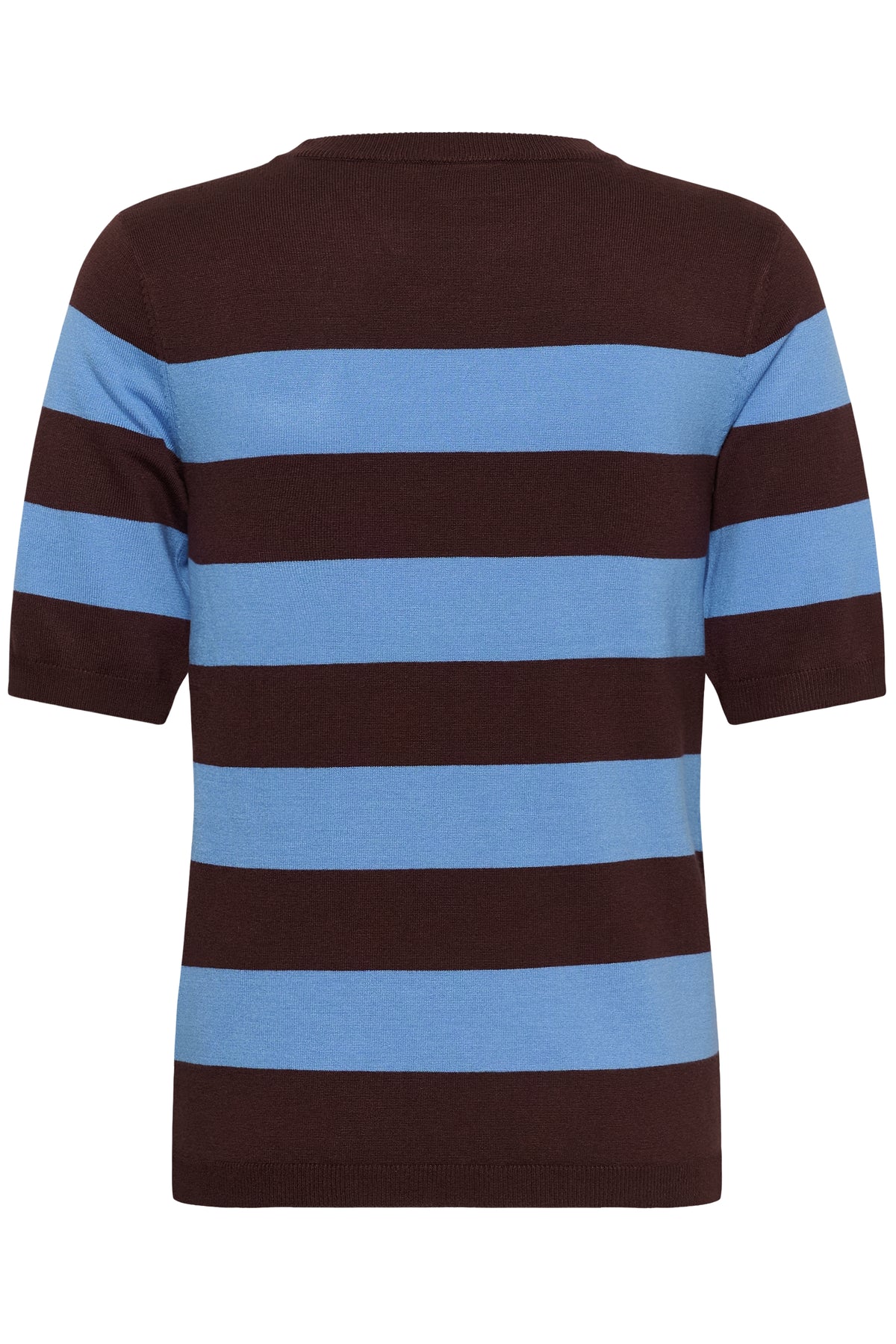 Kaffe Kalizza Fudge/Provence Blue Striped Knit