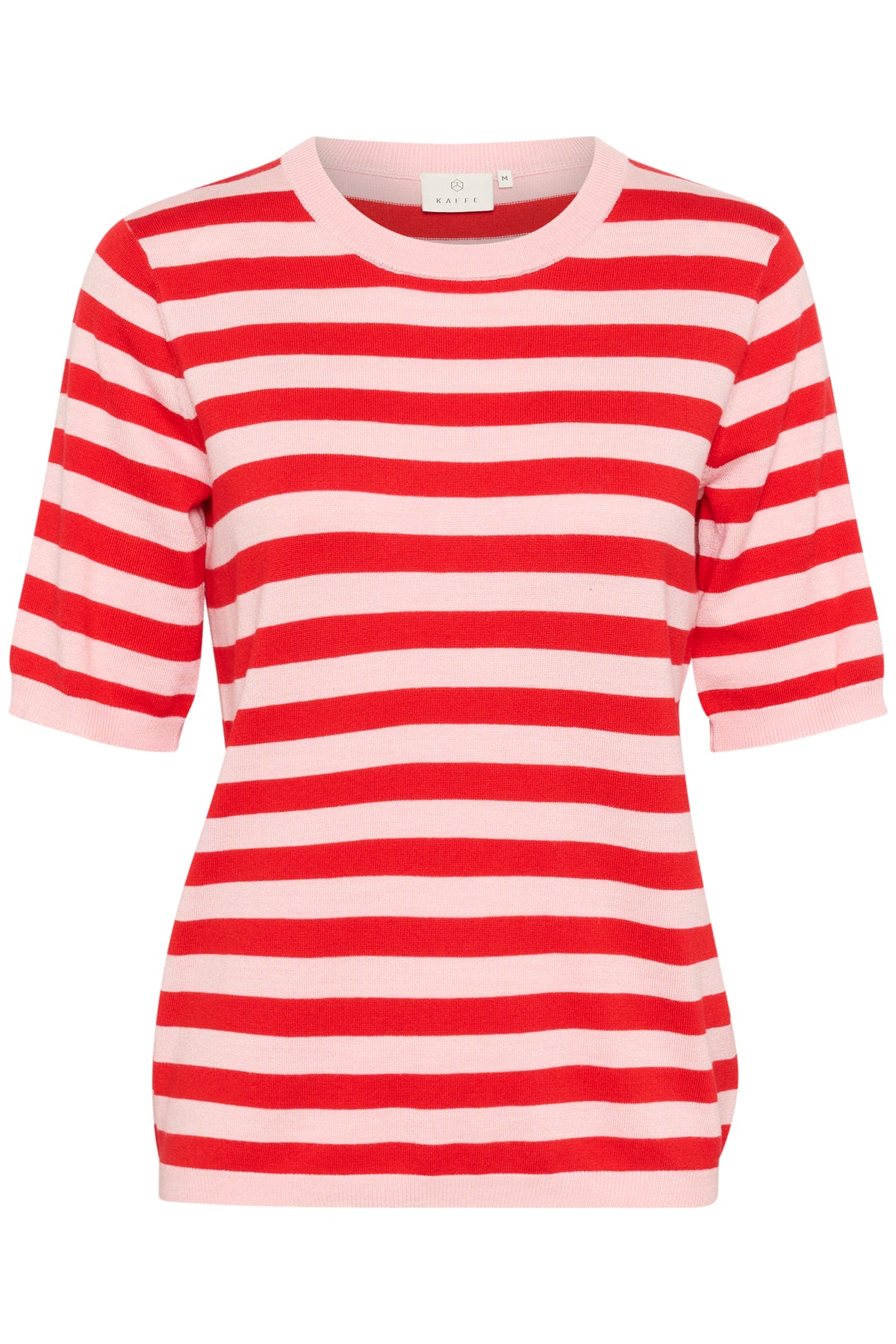 Kaffe Kalizza True Red/Baby Pink Striped Knit
