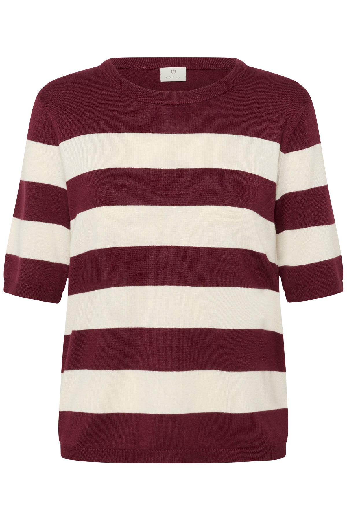 Kaffe Kalizza Windsor Wine/Turtledove Striped Knit, 10508410