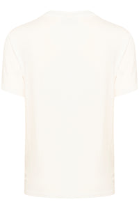 Kaffe Kafrida Ultimate V-Neck Chalk T-Shirt