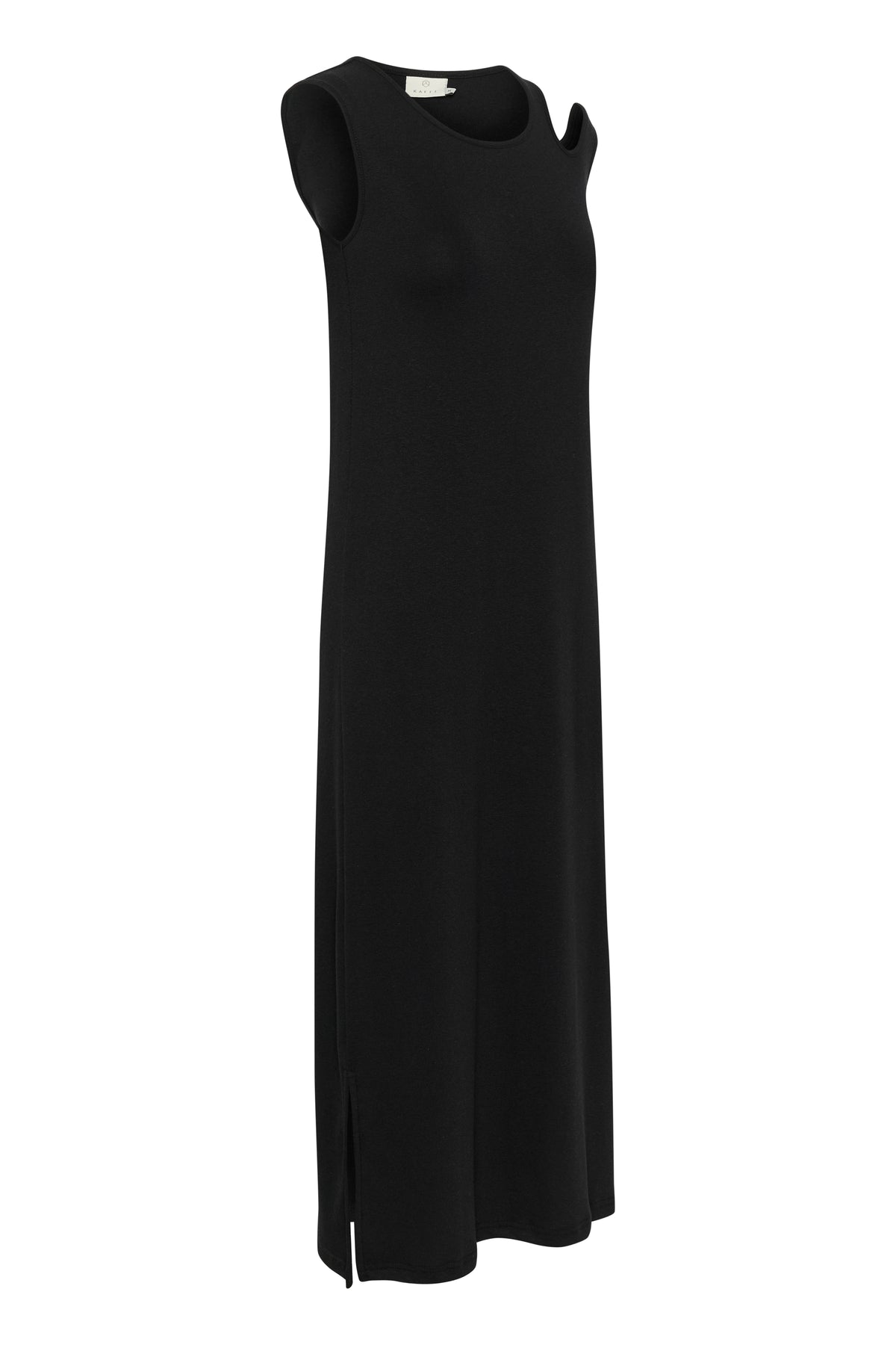 Kaffe Kaarka Black Fitted Midi Dress, 10508714