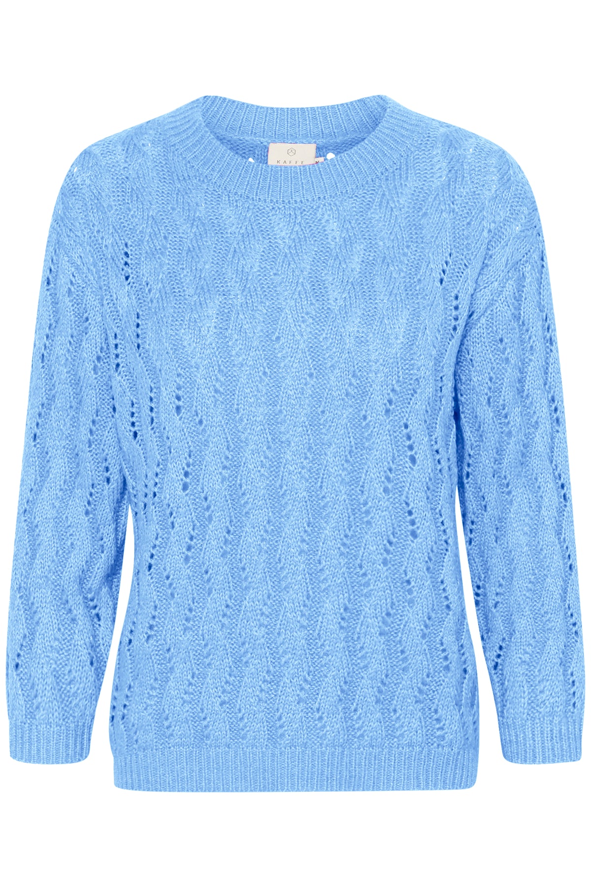 Kaffe Kalena Vista Blue Supersoft Knit Pullover