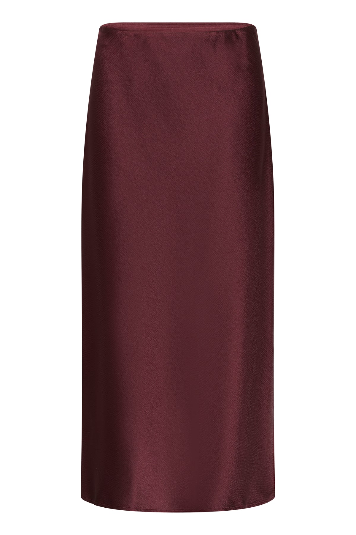 Kaffe Kalotte Fudge Burgundy Satin Slip Skirt