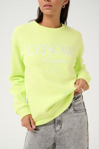 Kaffe Kaviola Lime Supersoft Fleece Lined Sweatshirt, 10509722