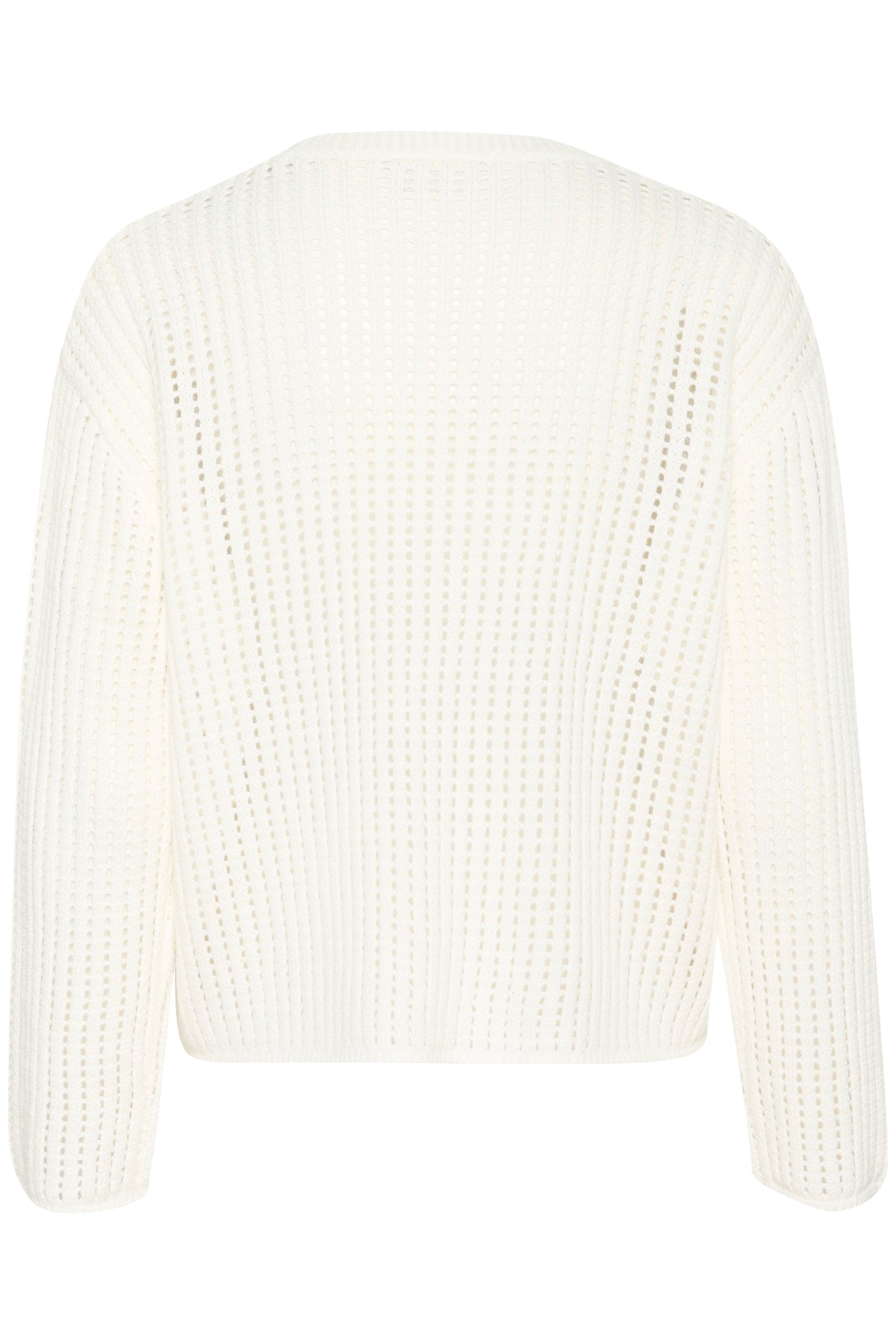 Kaffe Kasolar Chalk Oversized Knitted Pullover