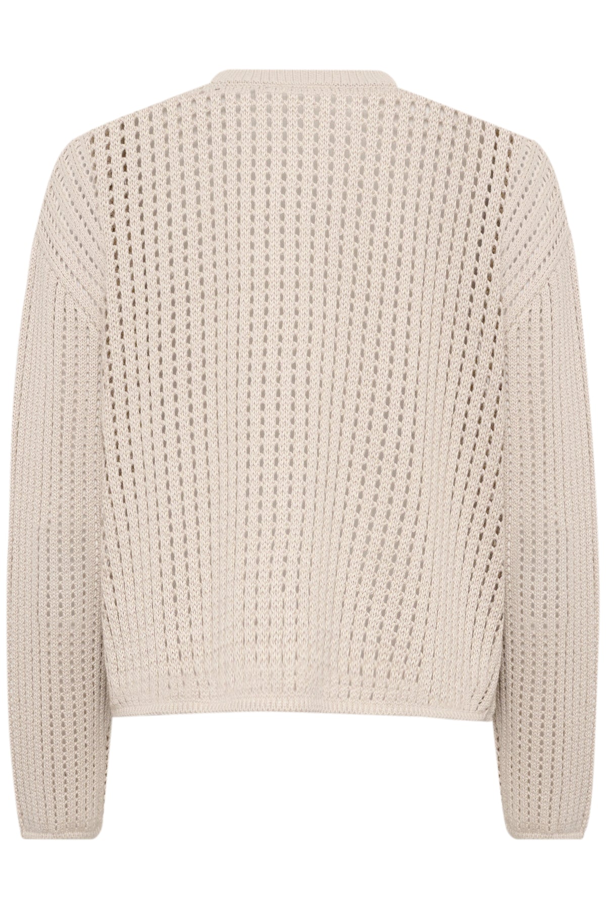 Kaffe Kasolar Feather Beige Oversized Knitted Pullover