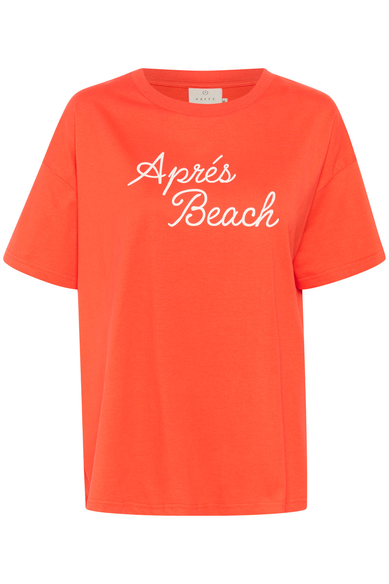 Kaffe Kavigga Grenadine 'Apres Beach' Oversized T-Shirt