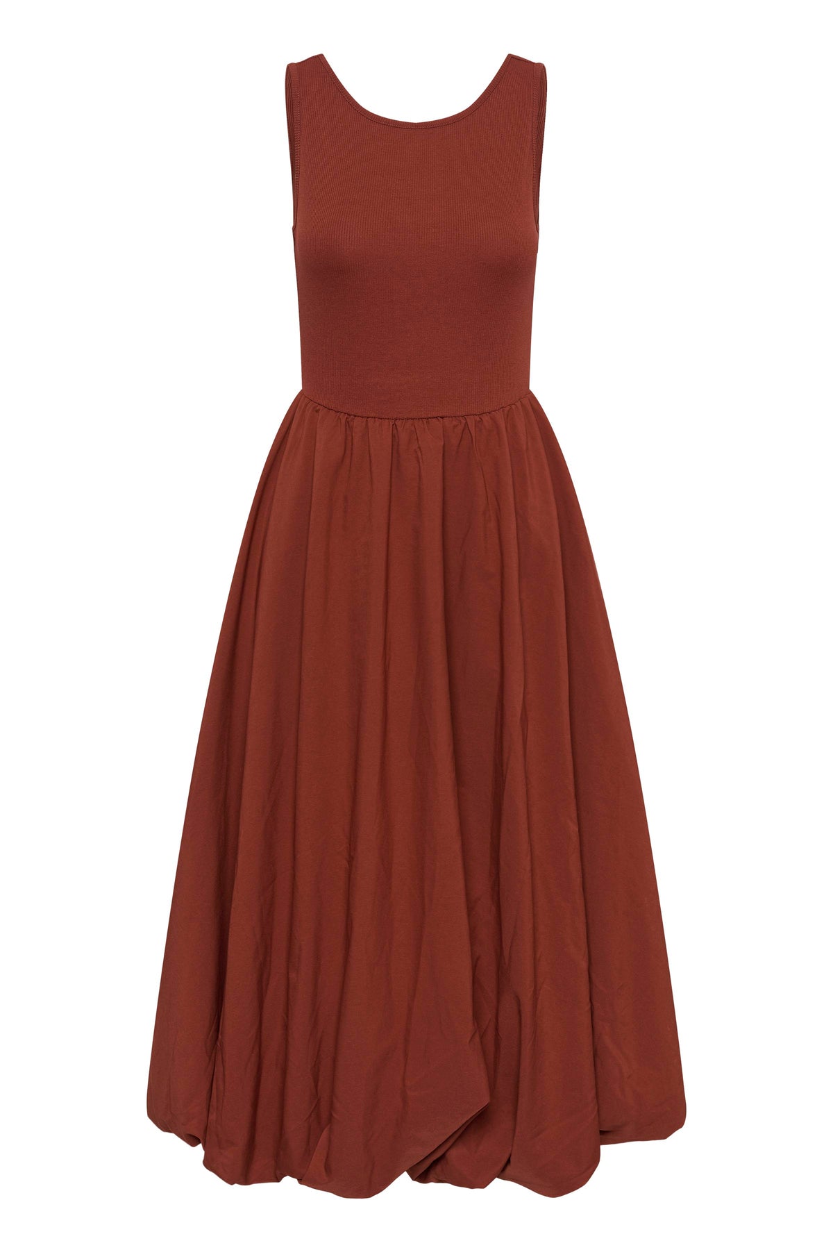 Kaffe KaKirsten Henna Midi Dress, 10510006