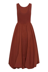 Kaffe KaKirsten Henna Midi Dress, 10510006