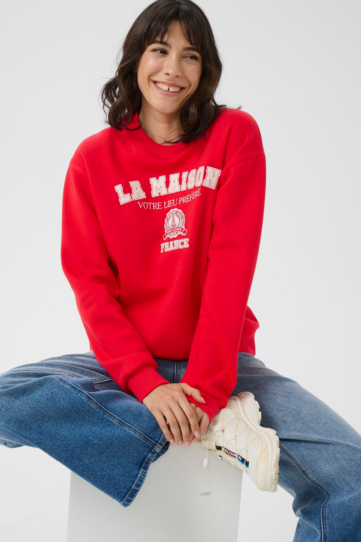 Kaffe Kaberta True Red Supersoft Sweatshirt