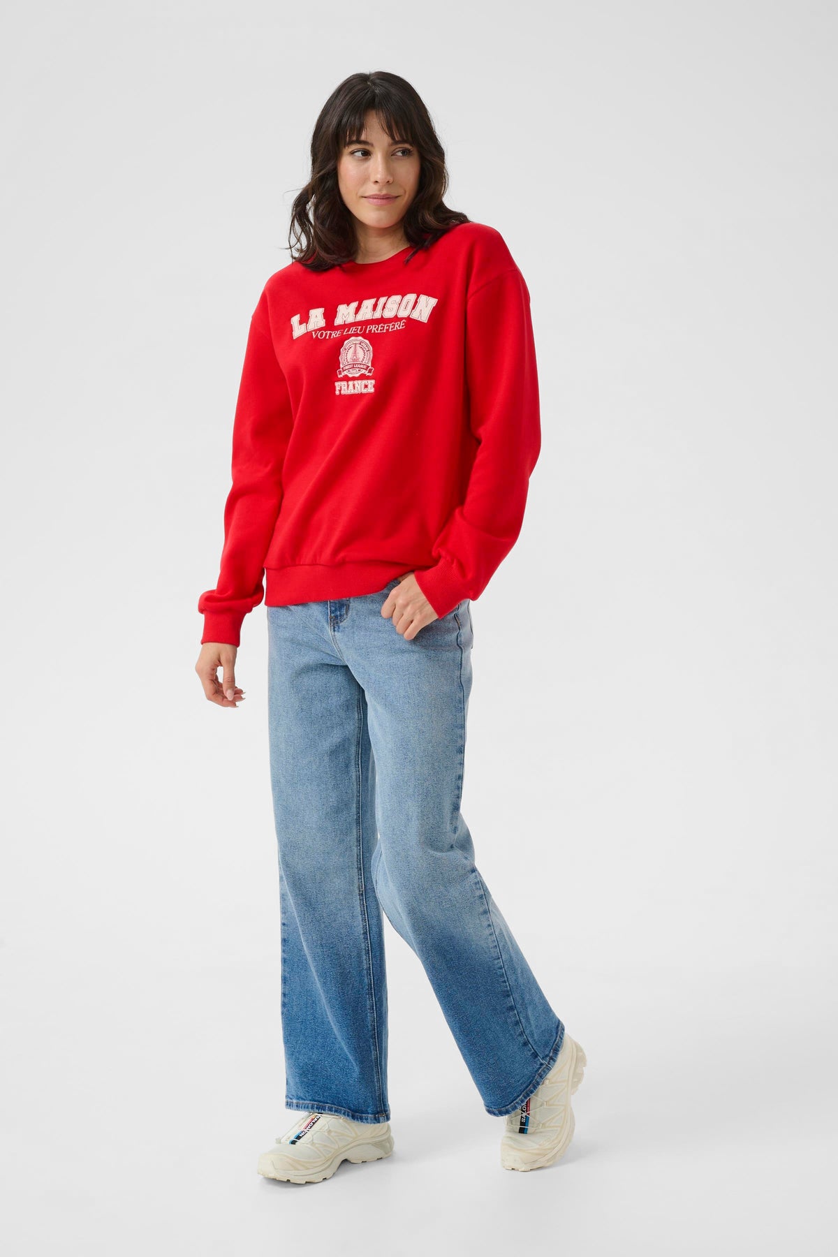 Kaffe Kaberta True Red Supersoft Sweatshirt