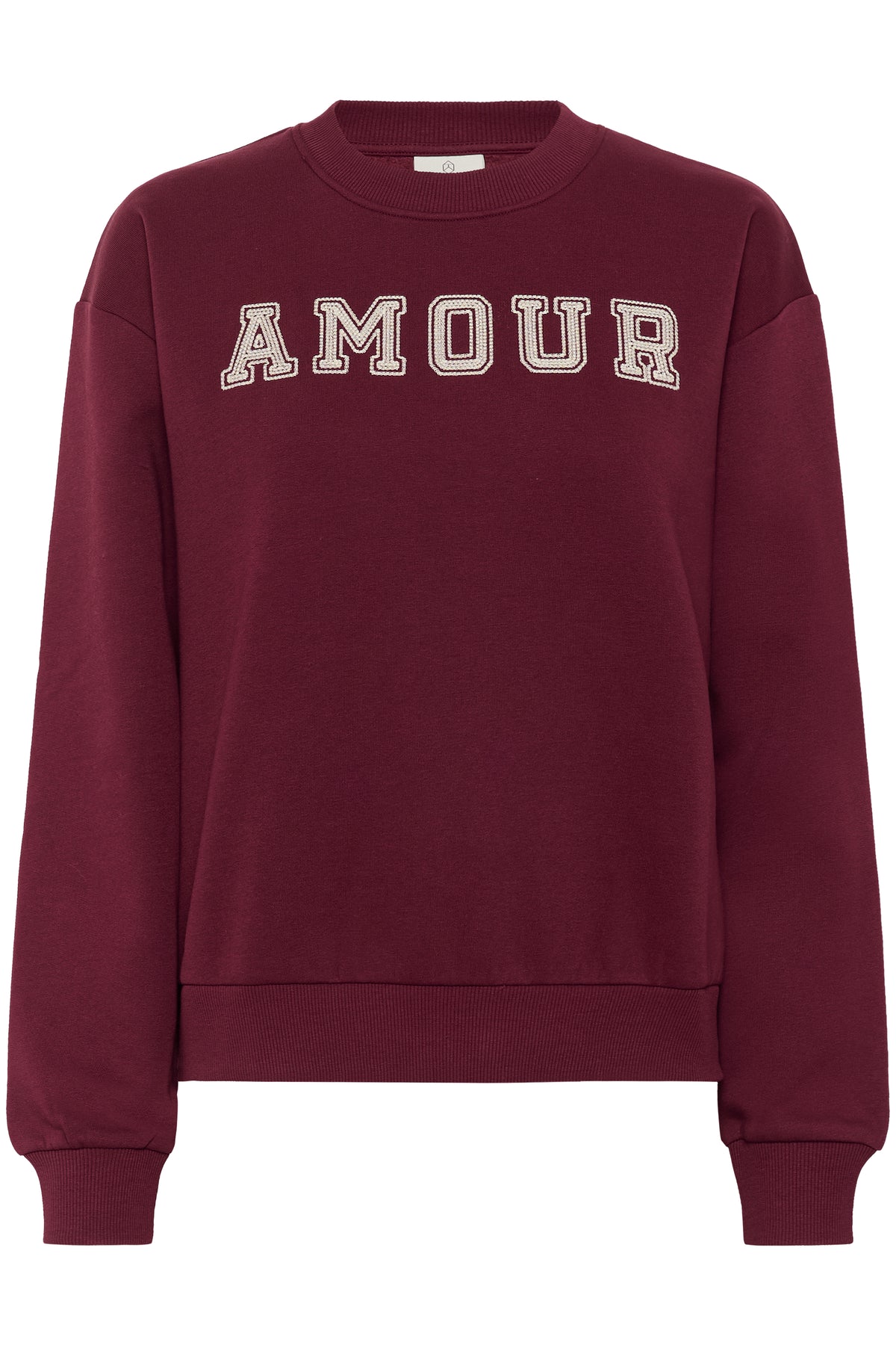 Kaffe Kaelenora Windsor Wine Fleece Lined Supersoft Sweatshirt, 10510672