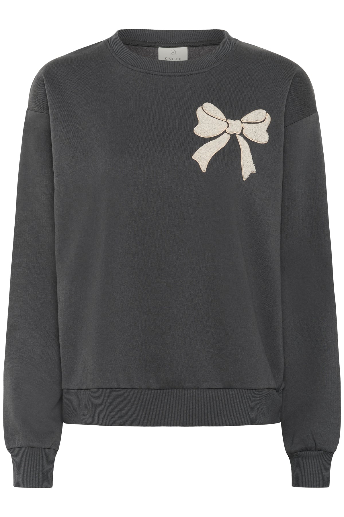 Kaffe Kaelenora Slate Grey Fleece Lined Supersoft Sweatshirt