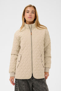 Kaffe KaLeila Dusky Green Quilted Jacket, 10511122