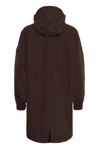 Kaffe Kaennie Sofia Coffee Bean Waterproof Rain Coat