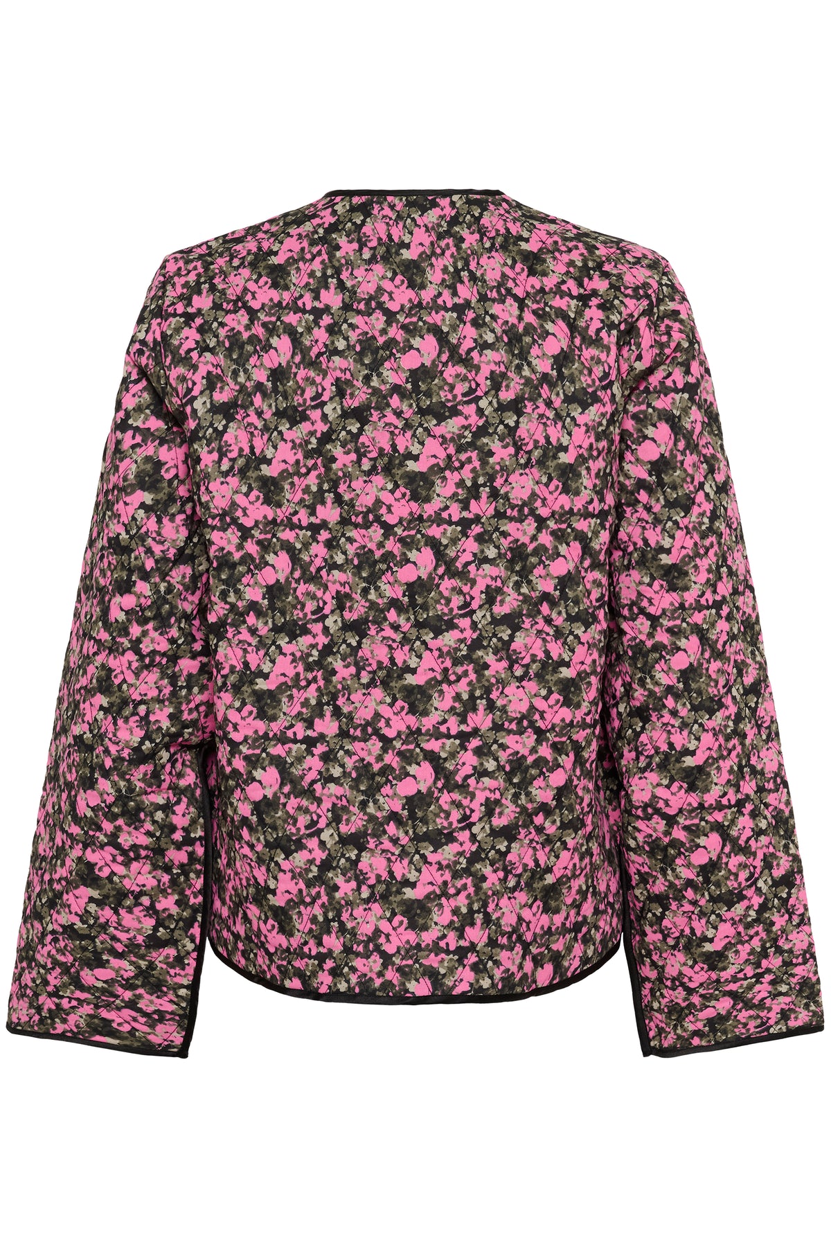 Kaffe Kanuria Pink/Khaki Floral Quilted Jacket, 10511167