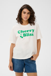 Kaffe Kacherie Chalk 'Cherry Bliss' Logo T-Shirt, 10511354