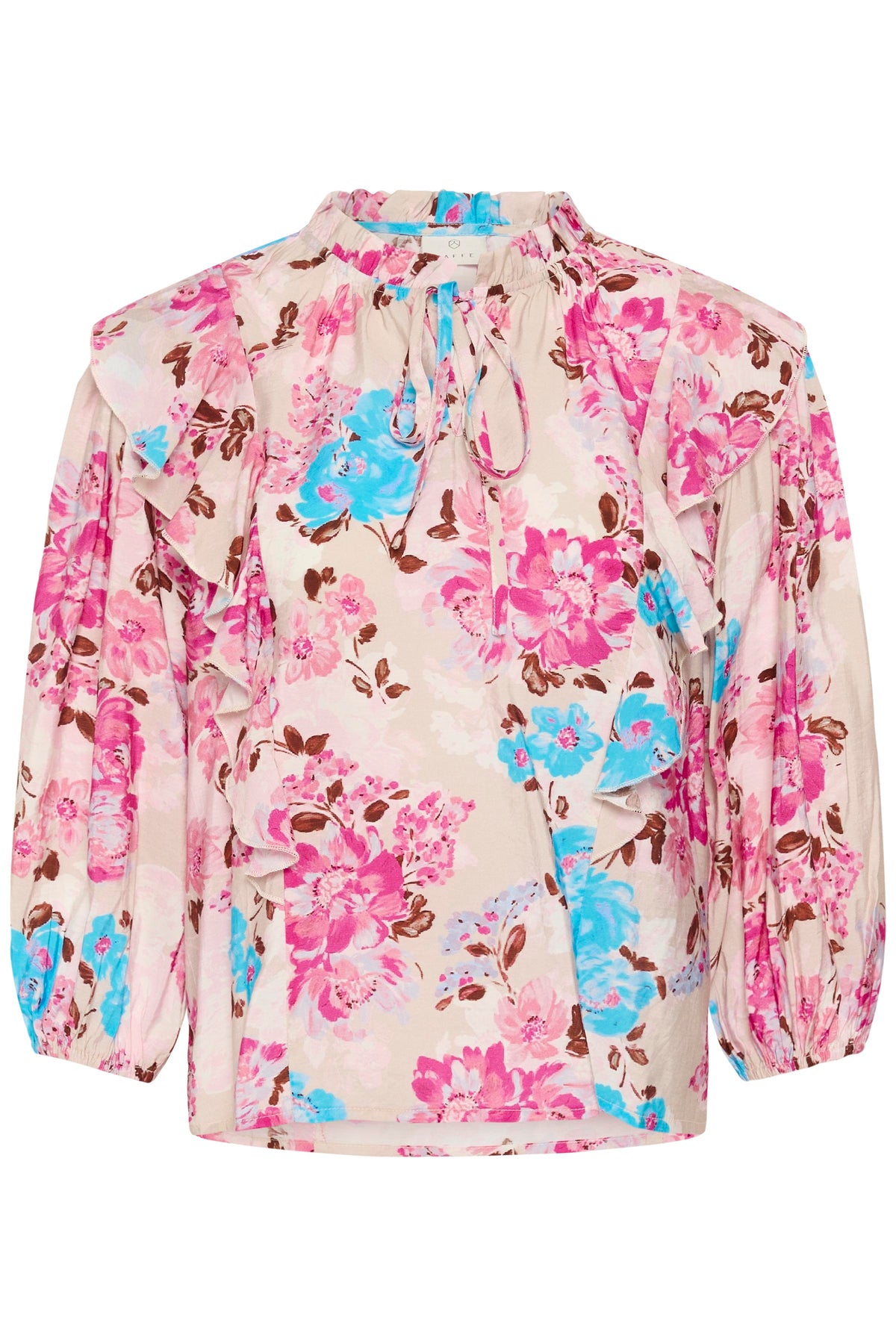 Kaffe KaHaisley Multi Colour Flower Print Blouse, 10511583