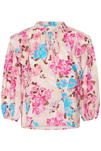 Kaffe KaHaisley Multi Colour Flower Print Blouse, 10511583