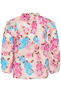 Kaffe KaHaisley Multi Colour Flower Print Blouse, 10511583