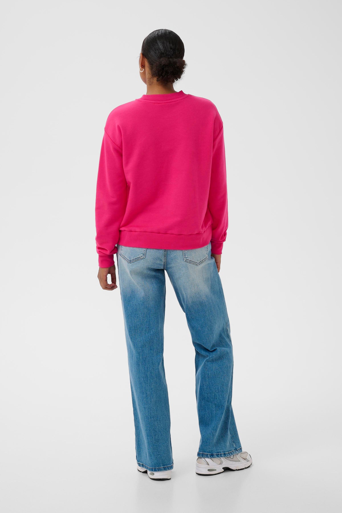 Kaffe KaLilje Beetroot Fuchsia 'Sunset Chaser' Supersoft Sweatshirt, 10511630