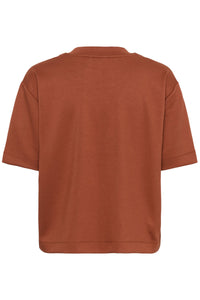 Kaffe Kaannie Henna Modal Boxy Fit T-Shirt, 10511809