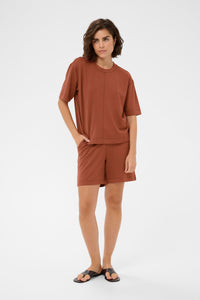 Kaffe Kaannie Henna Modal Boxy Fit T-Shirt, 10511809