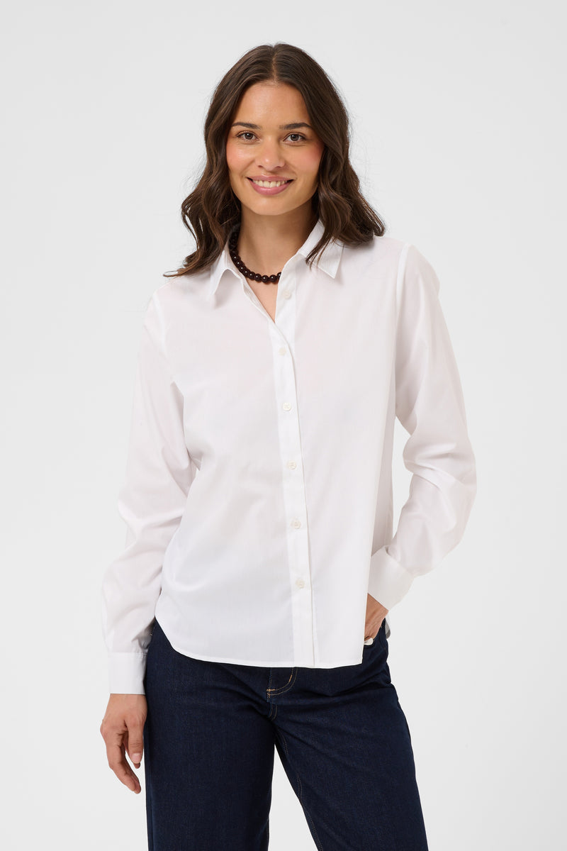 Kaffe Kageorgia Optical White Layering Shirt, 10512535