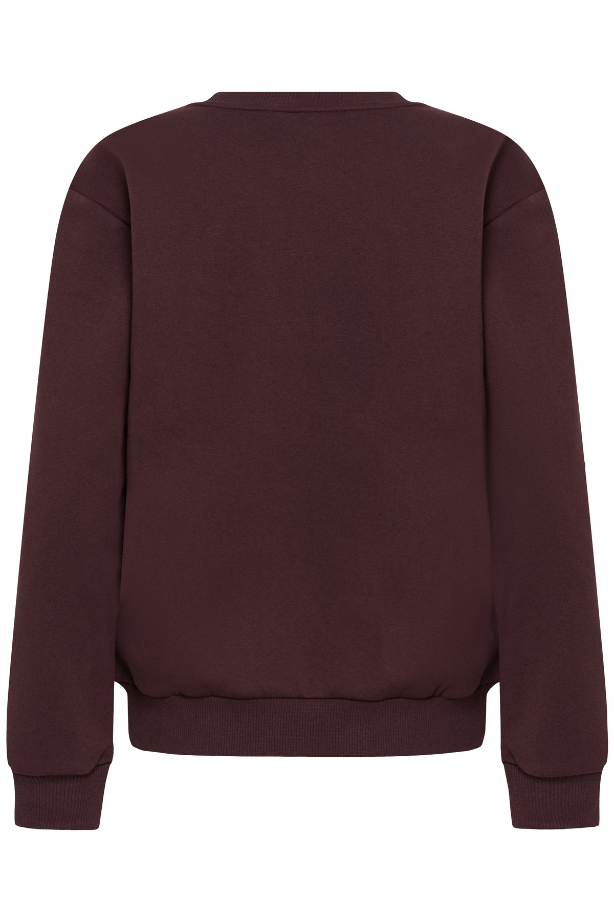 Kaffe KaJenny Fudge Burgundy Lace Fleece Lined Sweatshirt