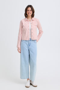 Fransa FrVotwill Lotus Pink Soft Stretch Denim Jacket, 20609189