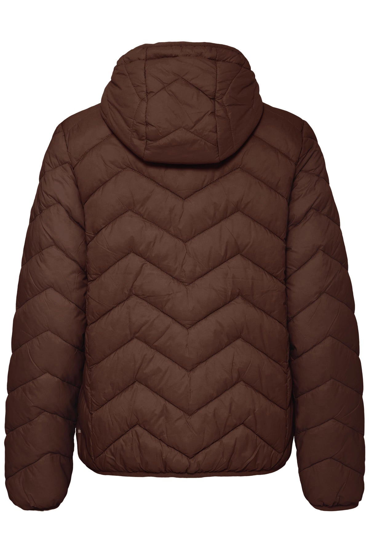Fransa FrBaPadding Chocolate Hot Fudge Puffa Coat with Hood, 20609336