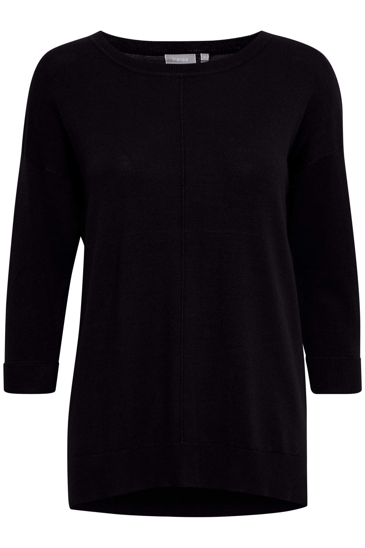 Fransa Frbesmock Black Button Knit