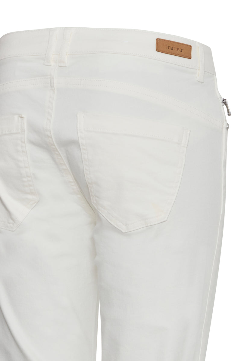 Fransa Tessa Antique White Cropped Jeans, 20612189