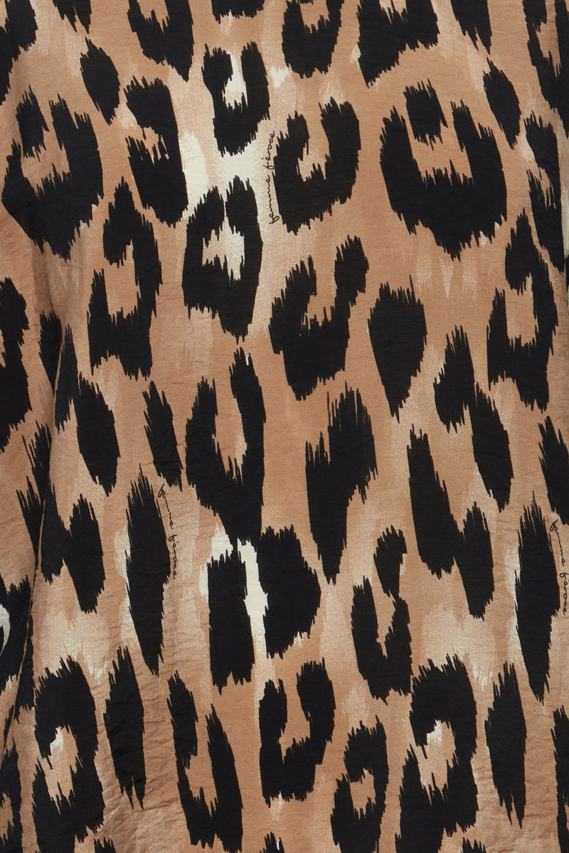 Fransa FrLeoni Tiger's Eye Leopard Print Blouse, 20612701