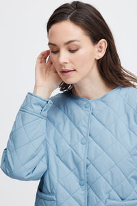 Fransa FrMichelle Endless Sky Oversized Quilted Coat, 20613229
