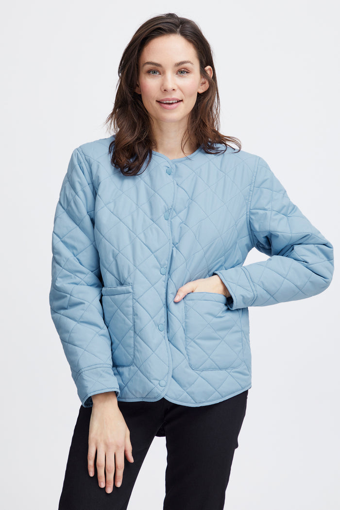 Fransa FrMichelle Endless Sky Oversized Quilted Coat, 20613229