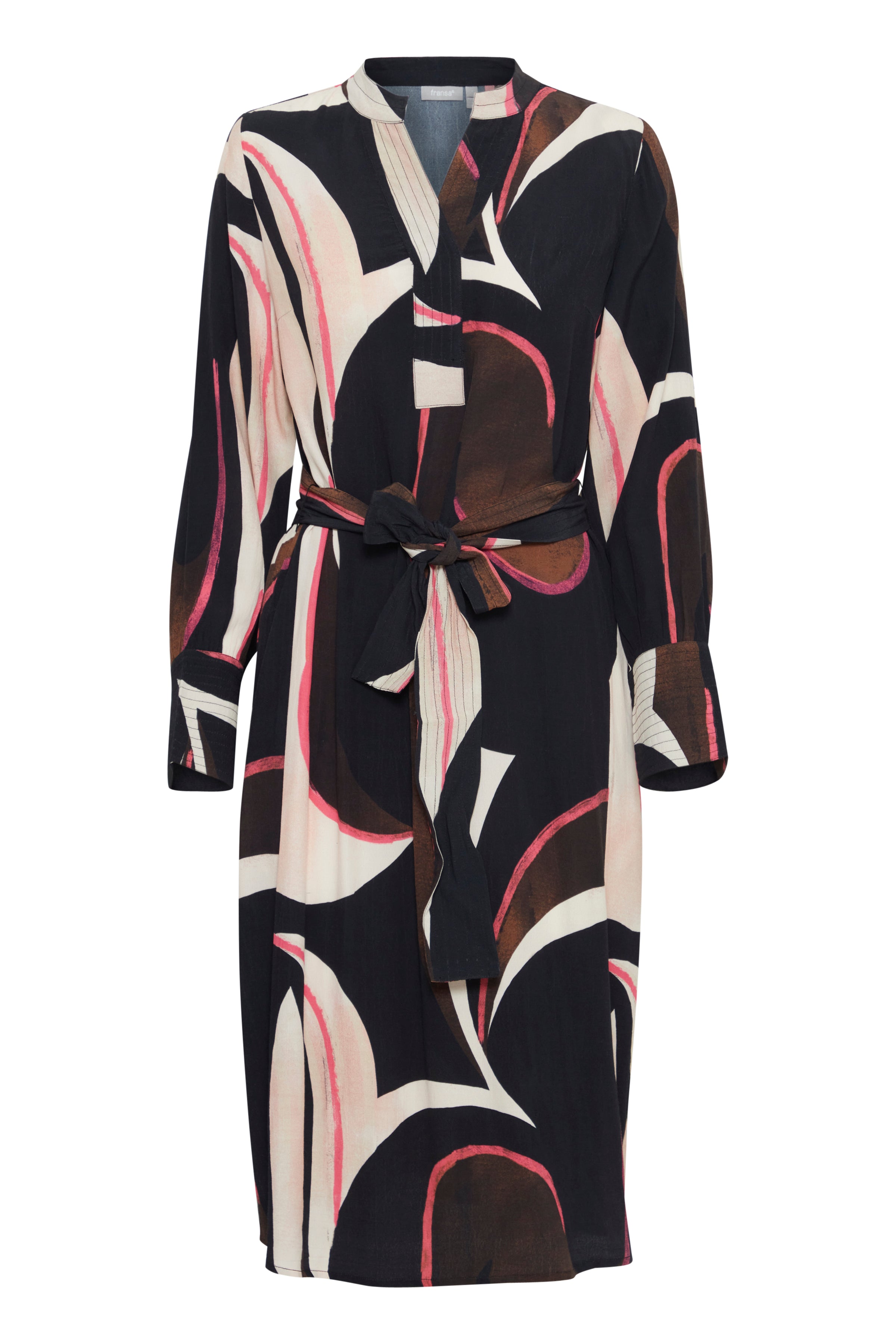 Fransa Frlena Navy Blazer/Pink Abstract Printed Midi Dress, 20613286 – Ruby  67 Boutique