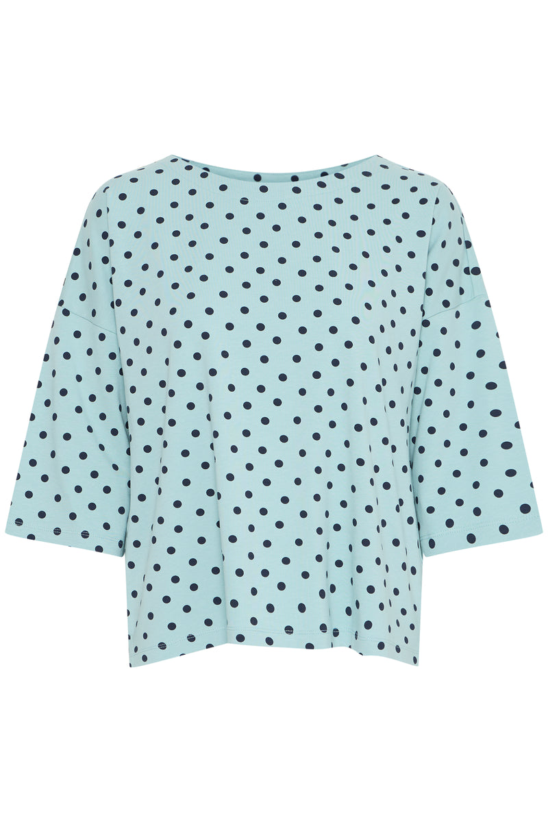 Fransa FrSiva Aquifer Mint Polka Dot Top, 20613439