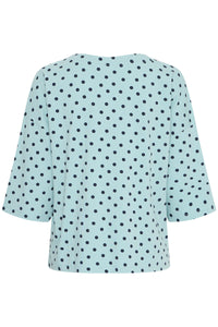 Fransa FrSiva Aquifer Mint Polka Dot Top, 20613439