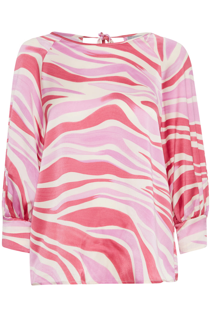 Fransa FrZena Pink Frosting Abstract Printed Top, 20613638
